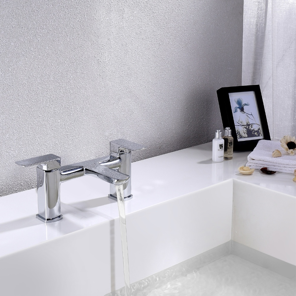 Product Lifestyle image of the Abacus Logic Deck Mounted Bath Filler